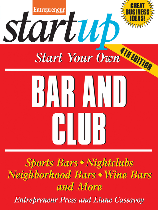 Title details for Start Your Own Bar and Club by Liane Cassavoy - Available